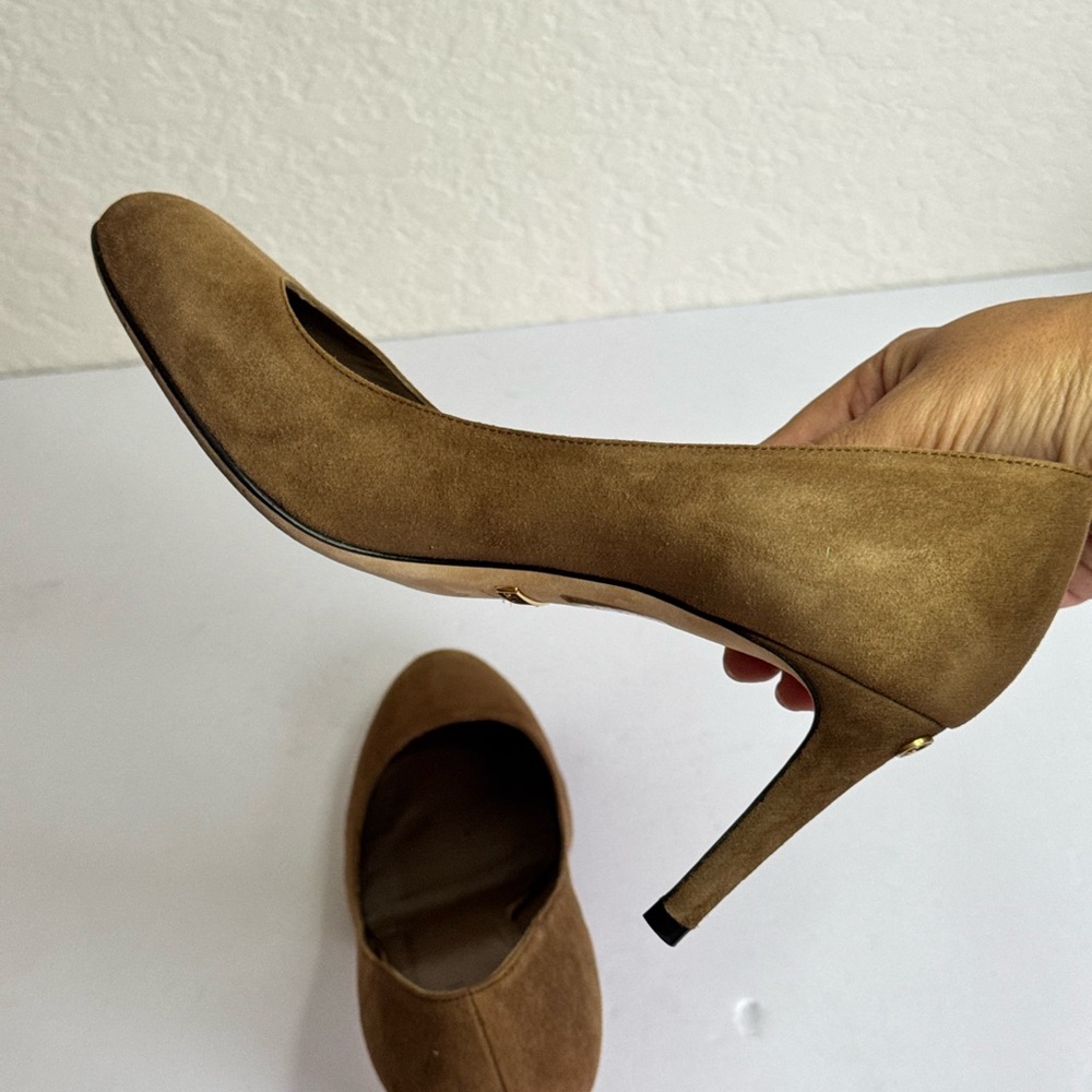 GUCCI Pumps Heel Suede Brown Size EU 35 - Picture 11 of 11